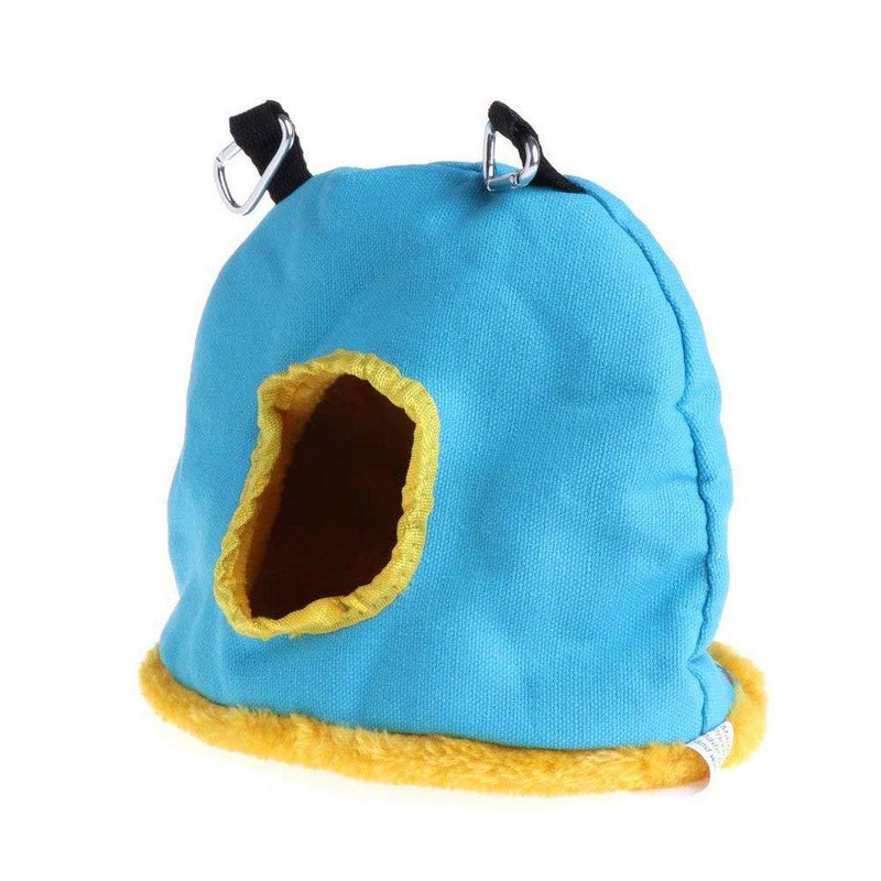 Litewoo Bird Hammock Nest Plush Warm Hanging Tent Pet Parrot Swing Bed Cave Cage for Parakeet Canary Cockatiel Lovebird Hamster Random Color (Small) - Image 2